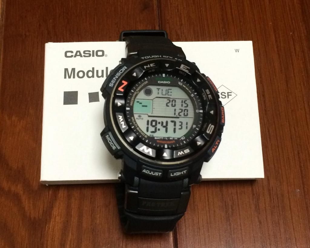 Cần bán Casio Protrek 2500T-7 Titanium và 2500-1 - 3