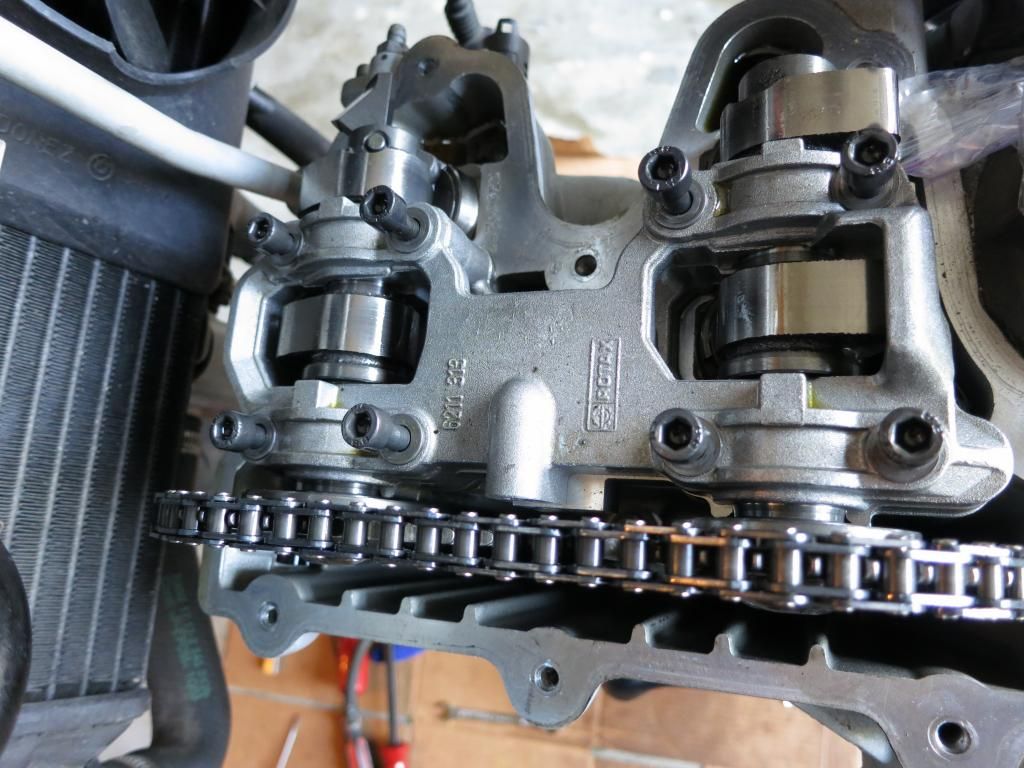 F650cs rolling noise with engine off vs belt marking - F650 Community