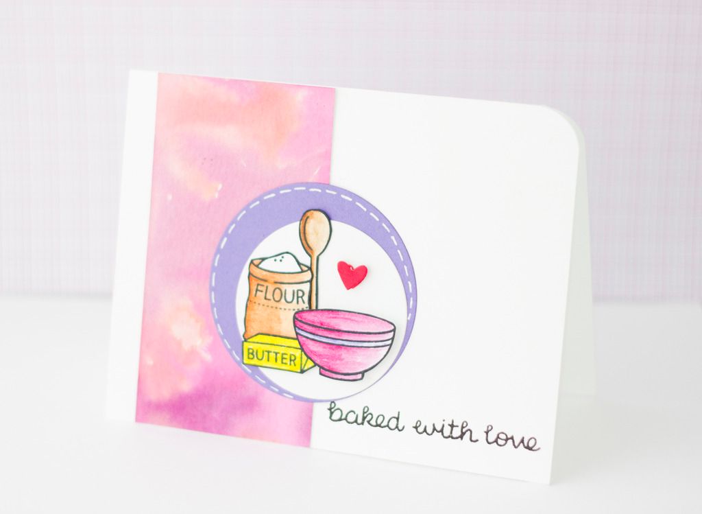 Baked With Love Lawn Fawn card