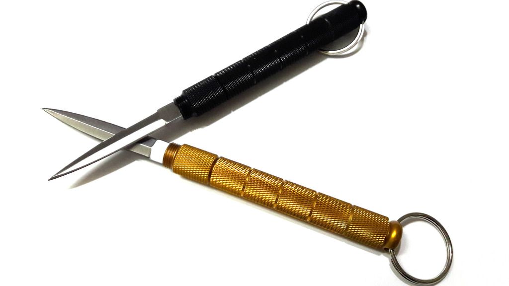 kubaton knife vàng - đen - bạc giá rẻ cho dân phượt - 22