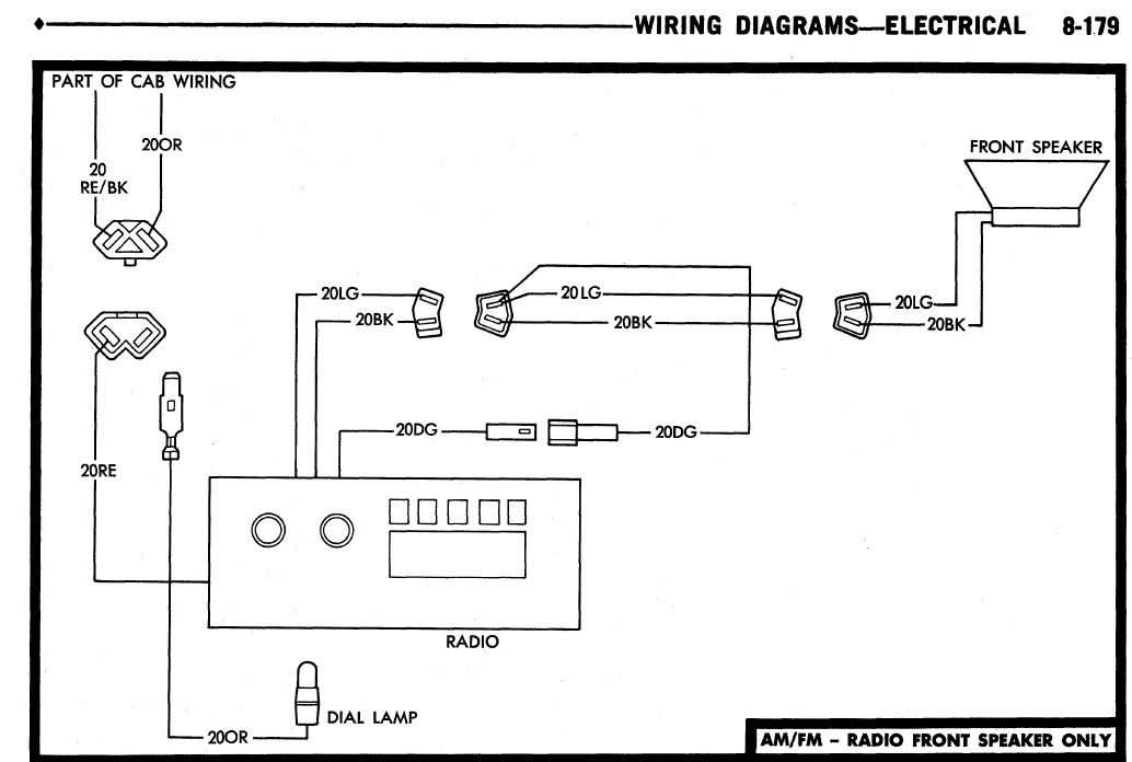 Electrical Setup '79 Center (Dash) Speaker | Dodge RamCharger Central