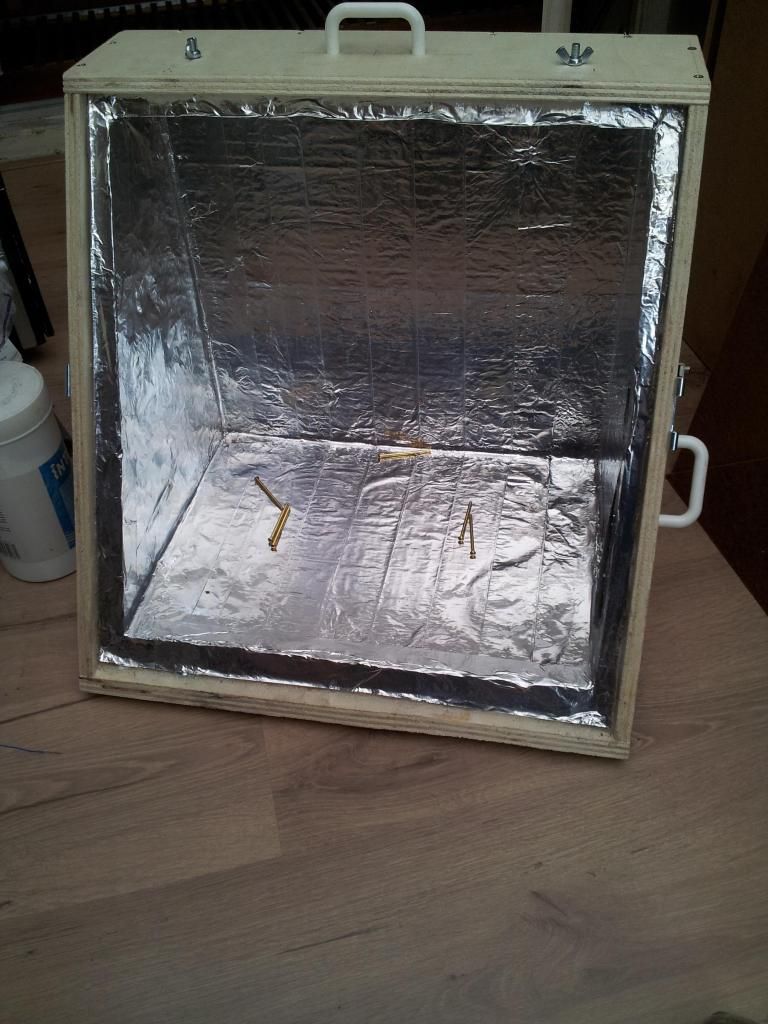Aangepaste reflectie in de solar oven