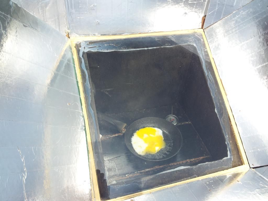 het ei in de solar oven