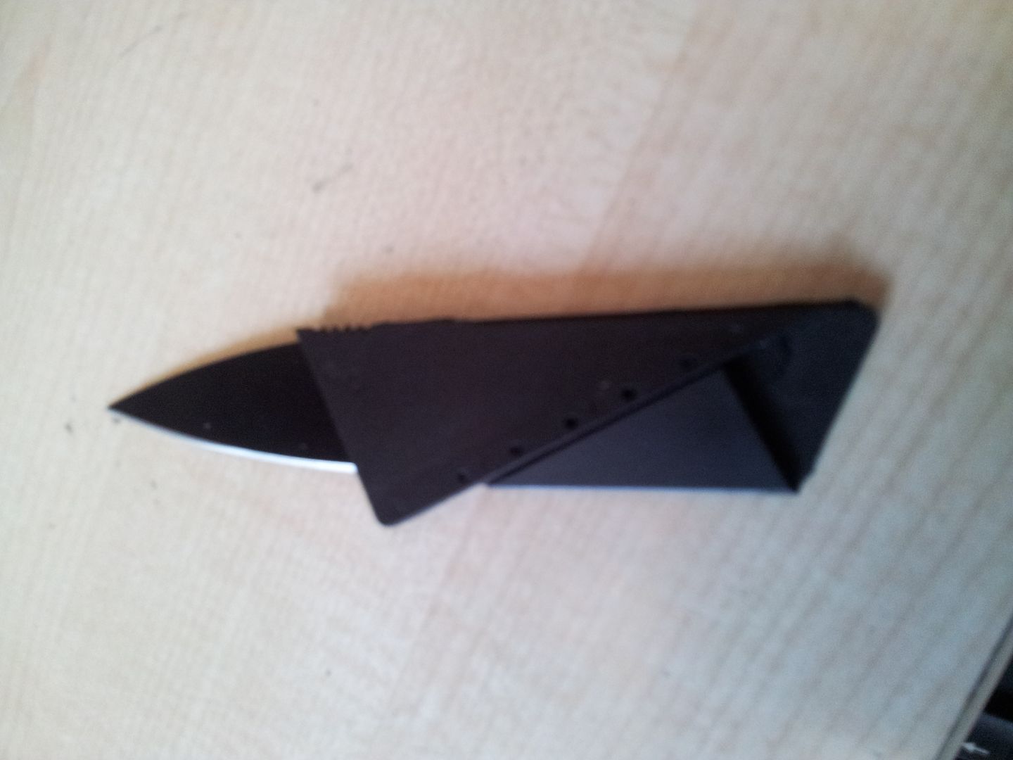 completed folding knife