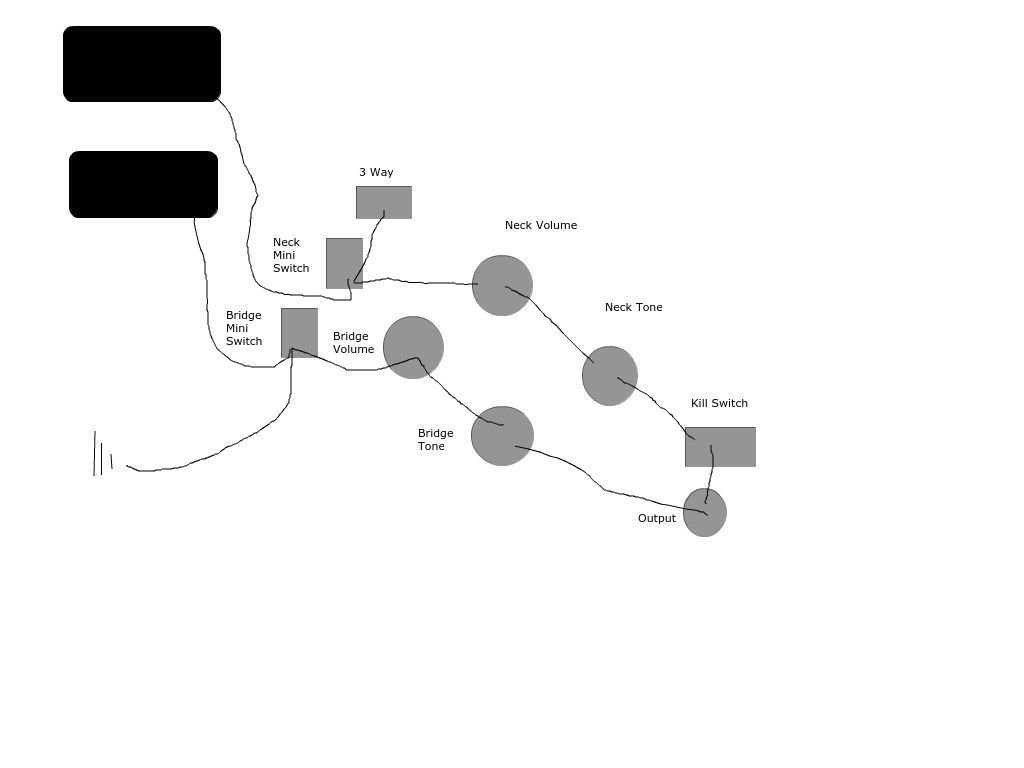 Dragonfire Humbucker Wiring Diagram - 23